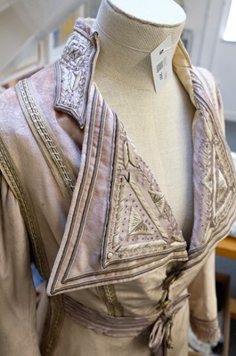 Lot 297 - Clothing. An Edwardian velvet coat, Jean Burger, New York, circa 1910