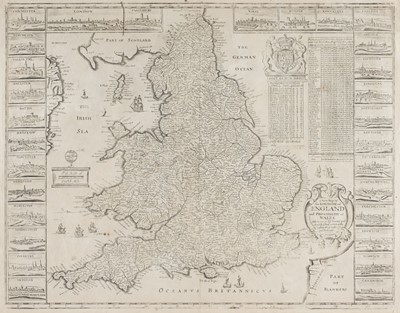 Lot 212 - Stent (Peter). A New Map of the Kingdome of England..., 1673
