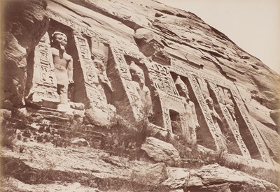 Lot 12 - Egypt. A fine and large album containing 130 mounted photographs, c. 1870s