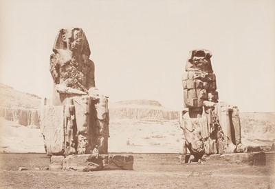 Lot 12 - Egypt. A fine and large album containing 130 mounted photographs, c. 1870s