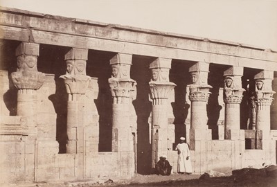 Lot 12 - Egypt. A fine and large album containing 130 mounted photographs, c. 1870s