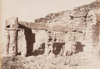 Lot 12 - Egypt. A fine and large album containing 130 mounted photographs, c. 1870s