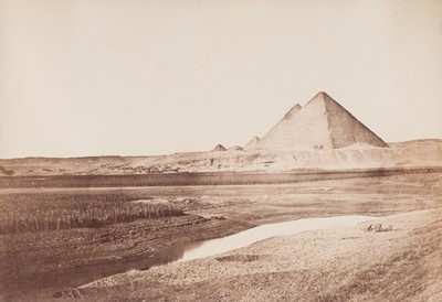 Lot 12 - Egypt. A fine and large album containing 130 mounted photographs, c. 1870s