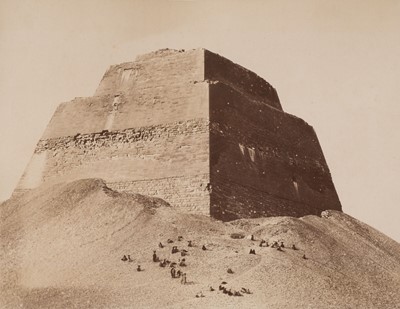 Lot 12 - Egypt. A fine and large album containing 130 mounted photographs, c. 1870s