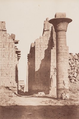Lot 12 - Egypt. A fine and large album containing 130 mounted photographs, c. 1870s