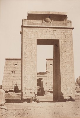 Lot 12 - Egypt. A fine and large album containing 130 mounted photographs, c. 1870s