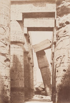 Lot 12 - Egypt. A fine and large album containing 130 mounted photographs, c. 1870s