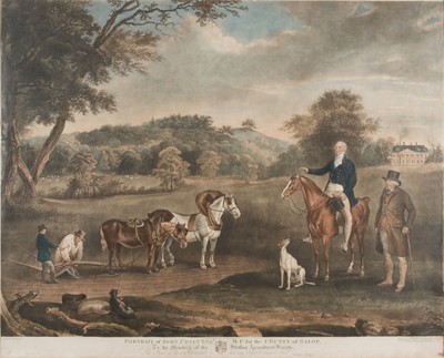 Lot 300 - Ward (William). Portrait of John Cotes Esqr. M.P. for the County of Salop..., 1810
