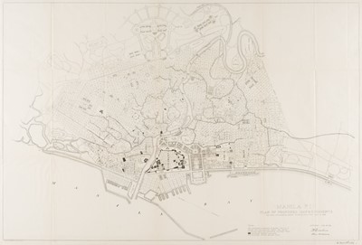 Lot 191 - Manila. Manila P.I. Plan of Proposed Improvements..., 1905