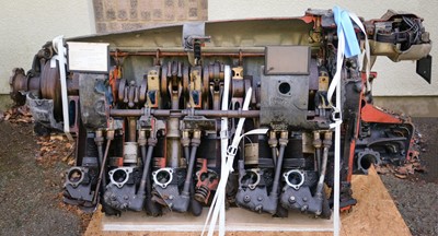 Lot 263 - Argus 410 engine. A WWII German Argus 410 aircraft engine