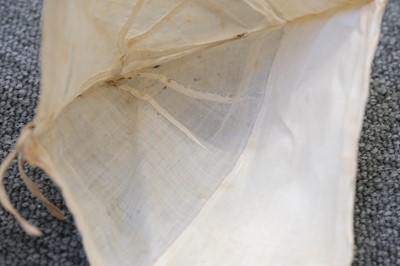 Lot 292 - Children's Clothing. A rare early infant's dress, 18th century, & 4 18th century bonnets