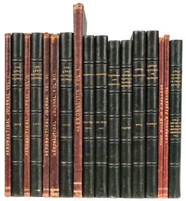 Lot 408 - 1897 Aeronautical Journal. 7 volumes, a broken run, 1897-1910