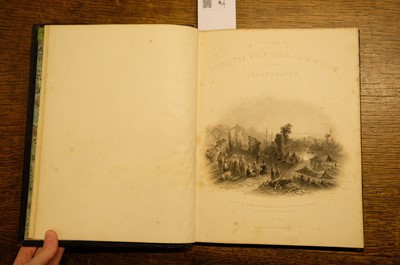 Lot 6 - Bartlett (W. H. & William Purser). Syria, the Holy Land, Asia Minor, 3 vols, 1836