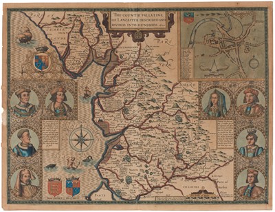Lot 184 - Lancashire. Speed (John), The Countie Pallatone of Lancaster, 1st edition [1611]