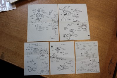 Lot 25 - Battle of Britain Film. A small collection of photographs, letters and in-house production magazines from the film The Battle of Britain, 1968