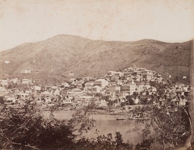 Lot 33 - North & South America. An album containing mounted photographs of the Americas, c. 1880s