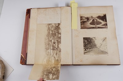 Lot 33 - North & South America. An album containing mounted photographs of the Americas, c. 1880s