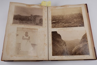Lot 33 - North & South America. An album containing mounted photographs of the Americas, c. 1880s