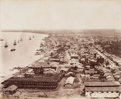 Lot 33 - North & South America. An album containing mounted photographs of the Americas, c. 1880s