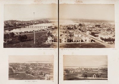 Lot 33 - North & South America. An album containing mounted photographs of the Americas, c. 1880s