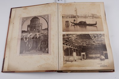 Lot 33 - North & South America. An album containing mounted photographs of the Americas, c. 1880s