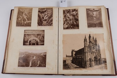 Lot 33 - North & South America. An album containing mounted photographs of the Americas, c. 1880s