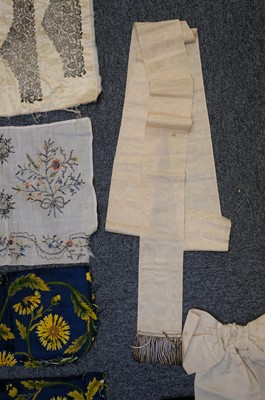 Lot 311 - Embroidered. A group of needlework items, 19th & 20th century