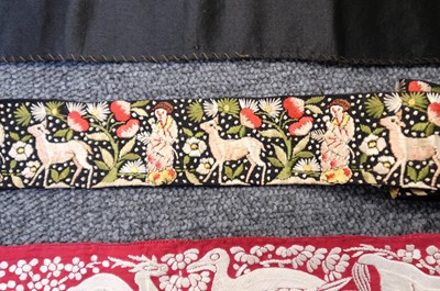 Lot 311 - Embroidered. A group of needlework items, 19th & 20th century