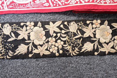 Lot 311 - Embroidered. A group of needlework items, 19th & 20th century