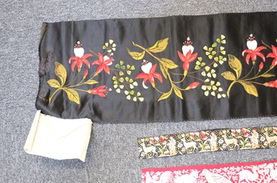 Lot 311 - Embroidered. A group of needlework items, 19th & 20th century