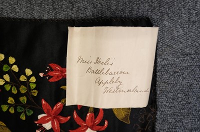 Lot 311 - Embroidered. A group of needlework items, 19th & 20th century