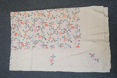 Lot 311 - Embroidered. A group of needlework items, 19th & 20th century