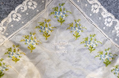 Lot 311 - Embroidered. A group of needlework items, 19th & 20th century