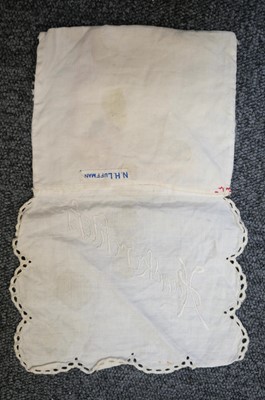 Lot 311 - Embroidered. A group of needlework items, 19th & 20th century