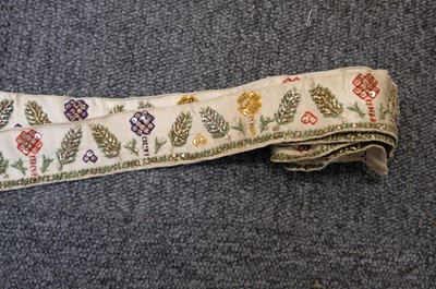 Lot 311 - Embroidered. A group of needlework items, 19th & 20th century