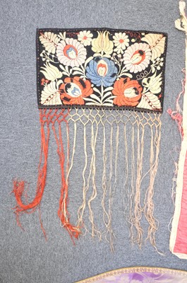 Lot 311 - Embroidered. A group of needlework items, 19th & 20th century