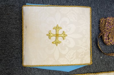 Lot 311 - Embroidered. A group of needlework items, 19th & 20th century