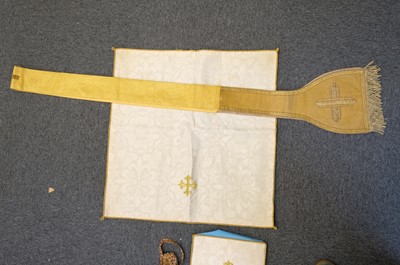 Lot 311 - Embroidered. A group of needlework items, 19th & 20th century