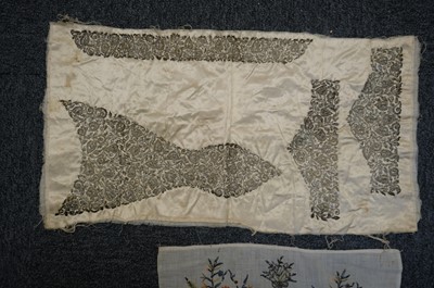 Lot 311 - Embroidered. A group of needlework items, 19th & 20th century