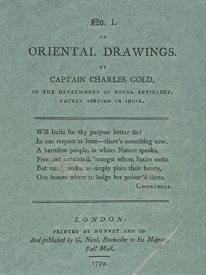 Lot 22 - Gold (Charles). No. I. of Oriental Drawings. 1799