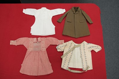 Lot 335 - Miniature Clothes. A collection finely knitted by Mrs Coward of Roundway, Devizes, 1820
