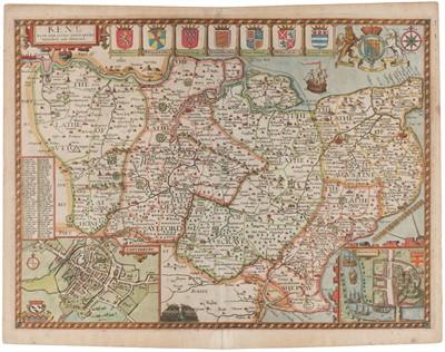 Lot 182 - Kent. Speed (John), Kent with her Cities and Earles described..., circa 1614