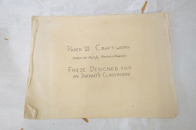 Lot 301 - Educational Needlework. Frieze for an Infant's Classroom, by Patricia Hunter, c. 1940s, & others