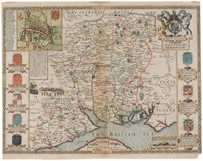 Lot 174 - Hampshire. Speed (John), Hantshire described and devided, 1st edition [1611]