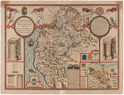 Lot 164 - Cumberland. Speed (John), Cumberland and the ancient Citie Carlile..., 1st edition, 1611