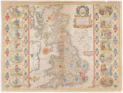 Lot 156 - British Isles. Speed (John), Britain as it was devided in the tyme of the English Saxons..., 1676
