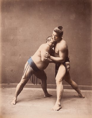 Lot 28 - Japan. An album of 48 photographic views, circa 1890s