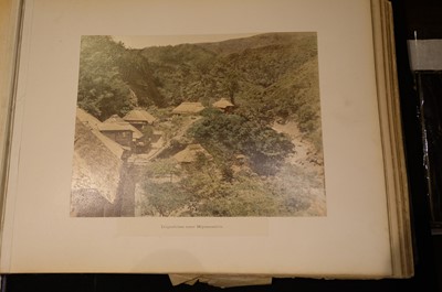 Lot 28 - Japan. An album of 48 photographic views, circa 1890s