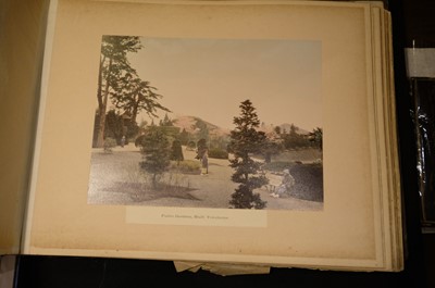 Lot 28 - Japan. An album of 48 photographic views, circa 1890s