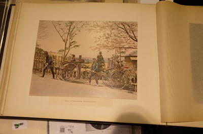 Lot 28 - Japan. An album of 48 photographic views, circa 1890s